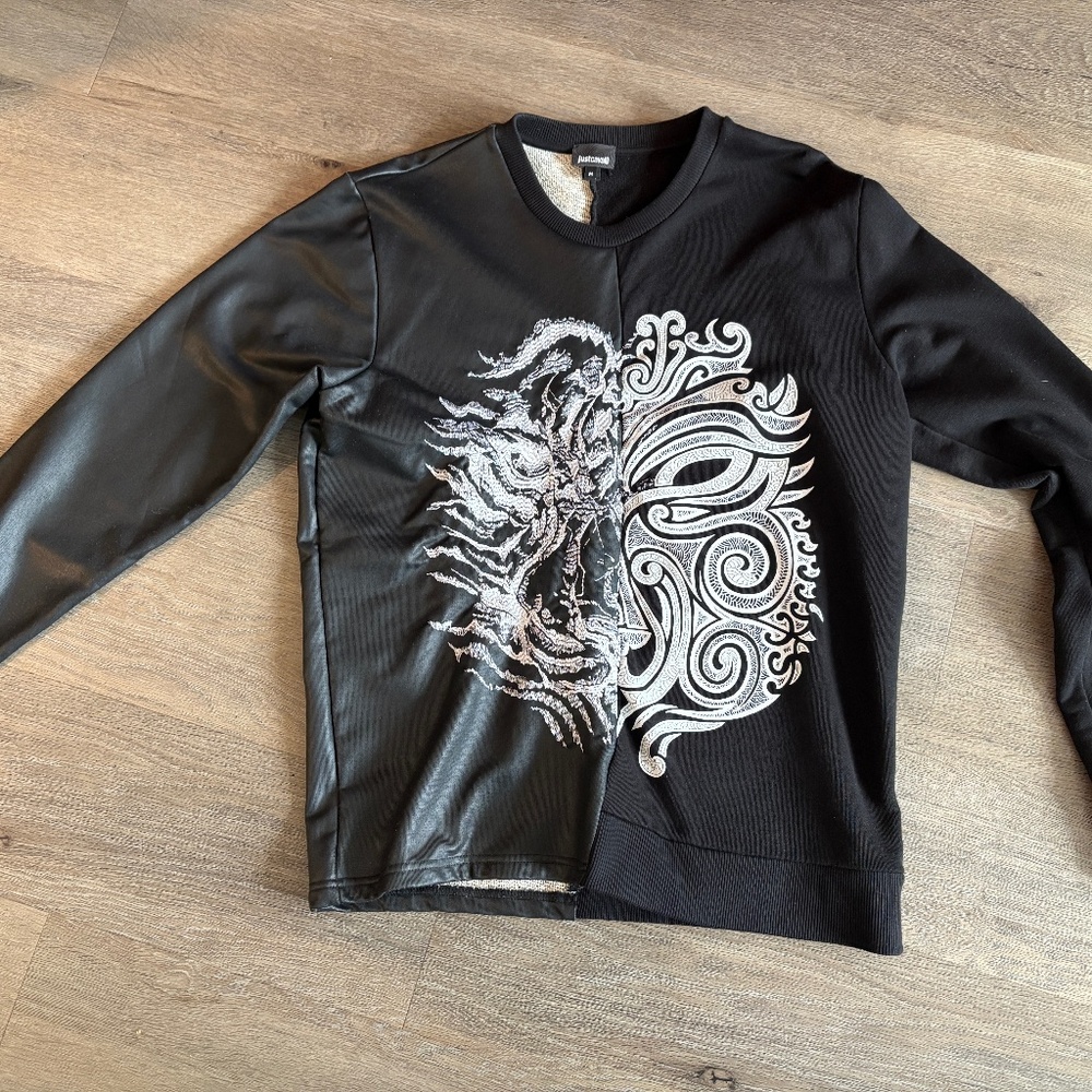 Just Cavalli M Y2K graphic long sleeve t-shirt